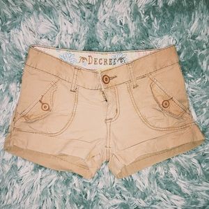 Decree Casual Khaki Shorts